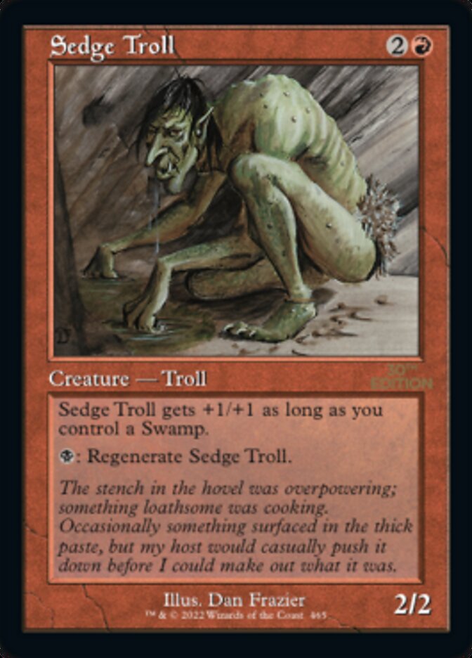 Sedge Troll (Retro) [30th Anniversary Edition] - The Mythic Store | 24h Order Processing