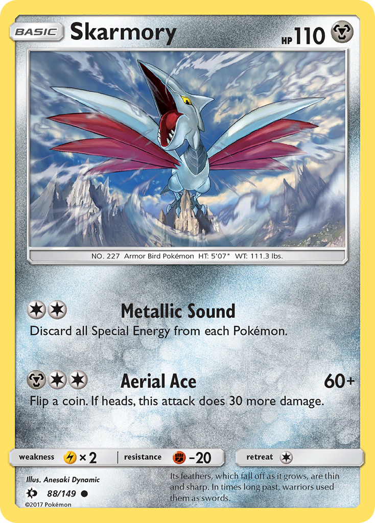 Skarmory (88/149) [Sun & Moon: Base Set] - The Mythic Store | 24h Order Processing