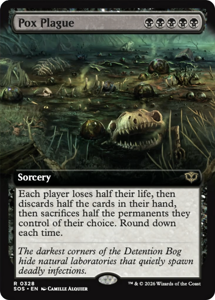 Pox Plague (Extended Art) [Secrets of Strixhaven] - The Mythic Store | 24h Order Processing