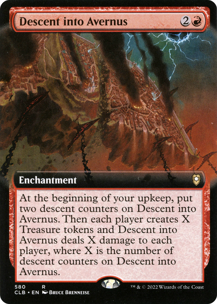 Descent into Avernus (Extended Art) [Commander Legends: Battle for Baldur's Gate] - The Mythic Store | 24h Order Processing