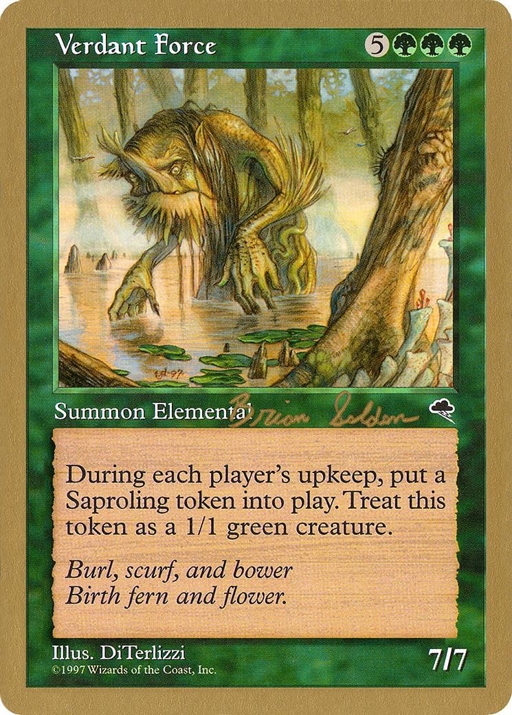 Verdant Force (Brian Selden) [World Championship Decks 1998] - The Mythic Store | 24h Order Processing