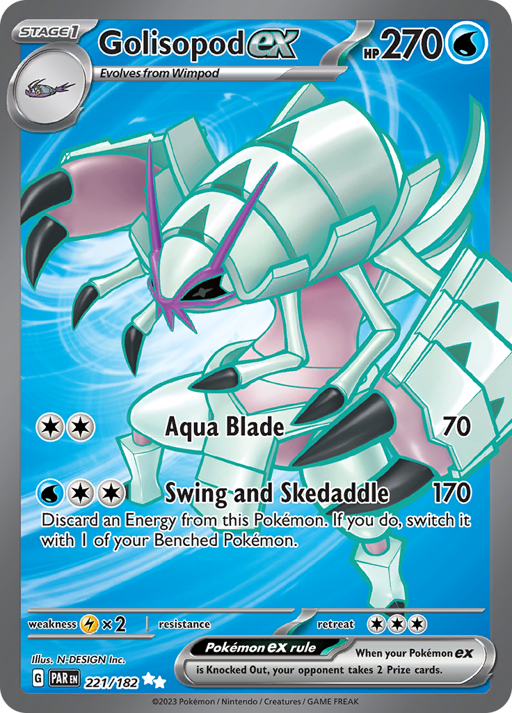 Golisopod ex (221/182) [Scarlet & Violet: Paradox Rift] - The Mythic Store | 24h Order Processing