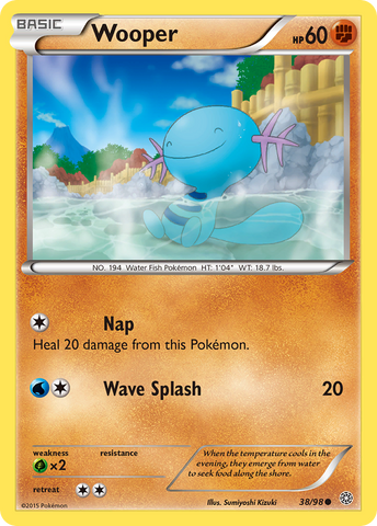Wooper (38/98) [XY: Ancient Origins] - The Mythic Store | 24h Order Processing