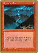 Lightning Bolt (Mark Justice) [Pro Tour Collector Set] - The Mythic Store | 24h Order Processing