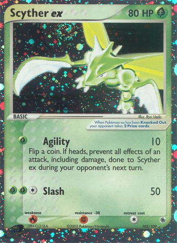 Scyther ex (102/109) [EX: Ruby & Sapphire] - The Mythic Store | 24h Order Processing