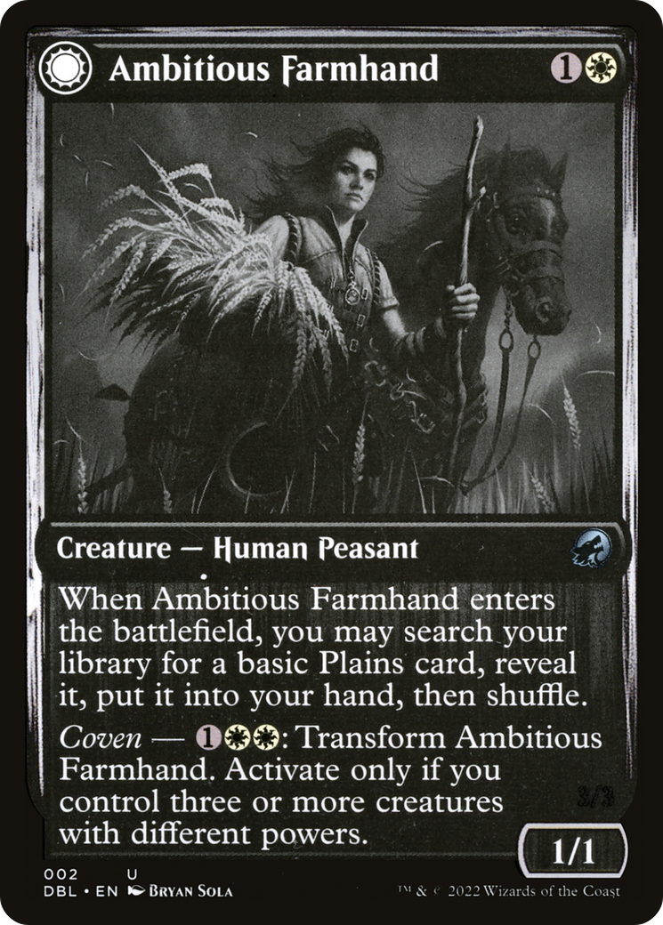 Ambitious Farmhand // Seasoned Cathar [Innistrad: Double Feature] - The Mythic Store | 24h Order Processing