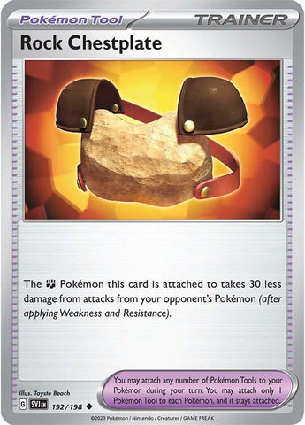 Rock Chestplate (192/198) [Scarlet & Violet: Base Set] - The Mythic Store | 24h Order Processing