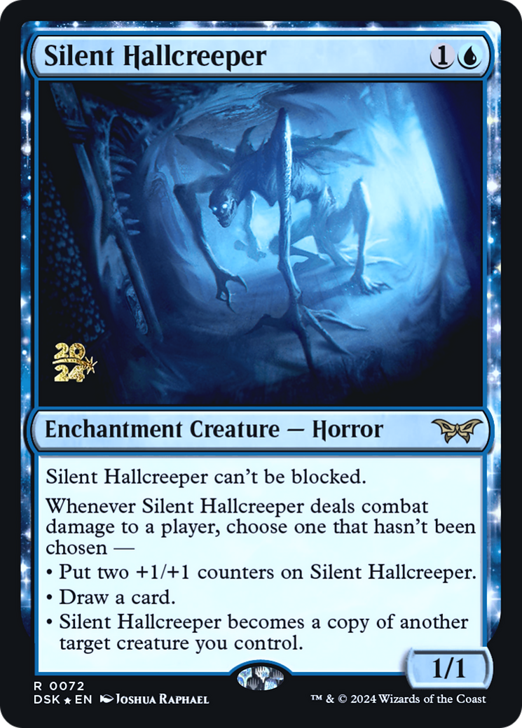 Silent Hallcreeper [Duskmourn: House of Horror Prerelease Promos] - The Mythic Store | 24h Order Processing