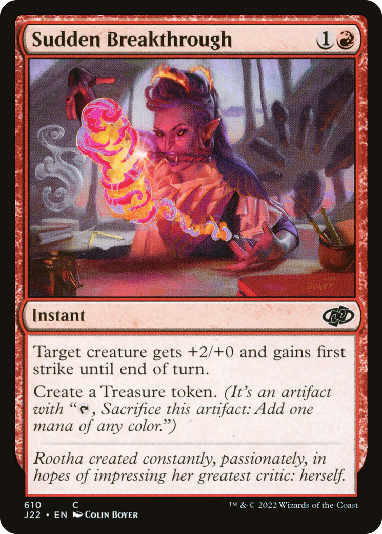 Sudden Breakthrough [Jumpstart 2022] - The Mythic Store | 24h Order Processing