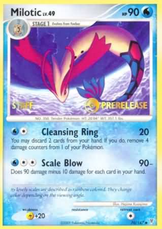 Milotic (70/147) (Staff Prerelease Promo) [Nintendo: Black Star Promos] - The Mythic Store | 24h Order Processing