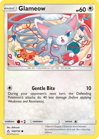 Glameow (108/156) [Sun & Moon: Ultra Prism] - The Mythic Store | 24h Order Processing