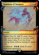 Summons of Saruman [The Lord of the Rings: Tales of Middle-Earth Commander Showcase Scrolls] - The Mythic Store | 24h Order Processing