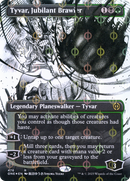 Tyvar, Jubilant Brawler (Borderless Manga Step-and-Compleat Foil) [Phyrexia: All Will Be One] - The Mythic Store | 24h Order Processing