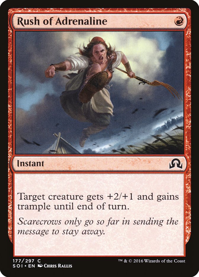 Rush of Adrenaline [Shadows over Innistrad] - The Mythic Store | 24h Order Processing