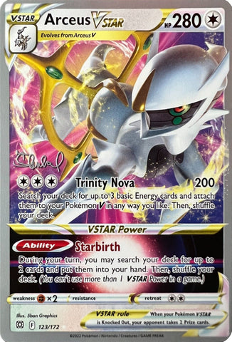 Arceus VSTAR (123/172) (ADP - Ondrej Skubal) [World Championships 2022] - The Mythic Store | 24h Order Processing
