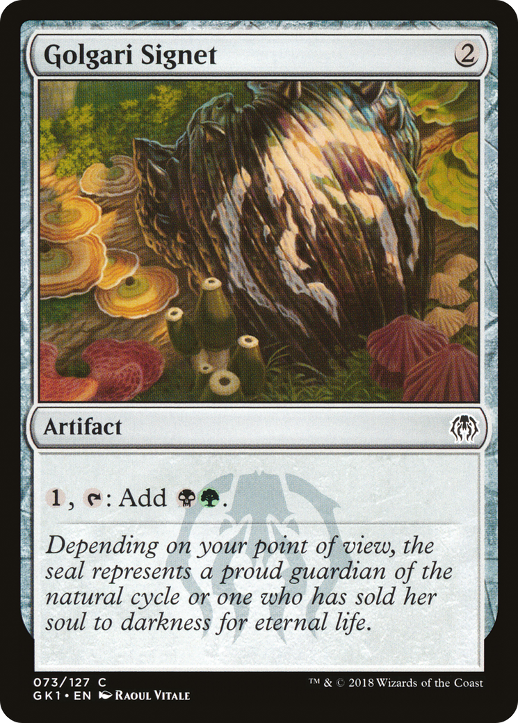 Golgari Signet [Guilds of Ravnica Guild Kit] - The Mythic Store | 24h Order Processing