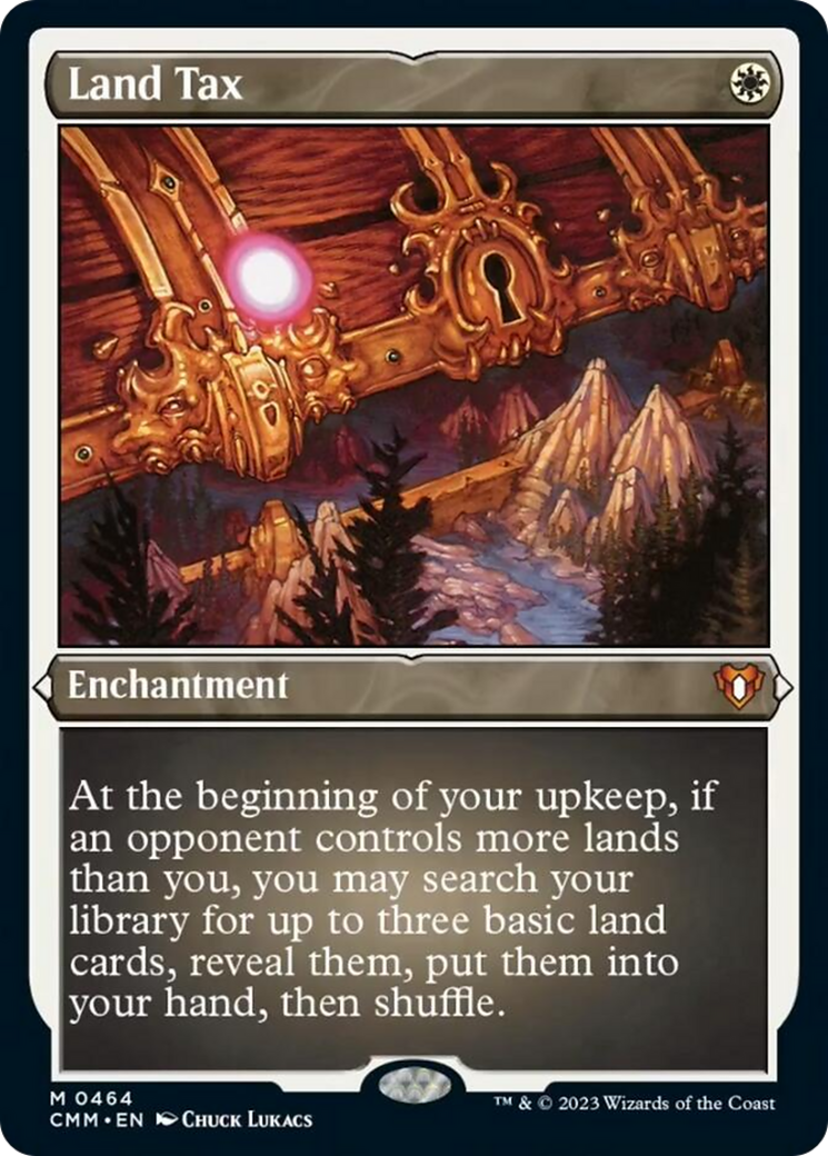 Land Tax (Foil Etched) [Commander Masters] - The Mythic Store | 24h Order Processing