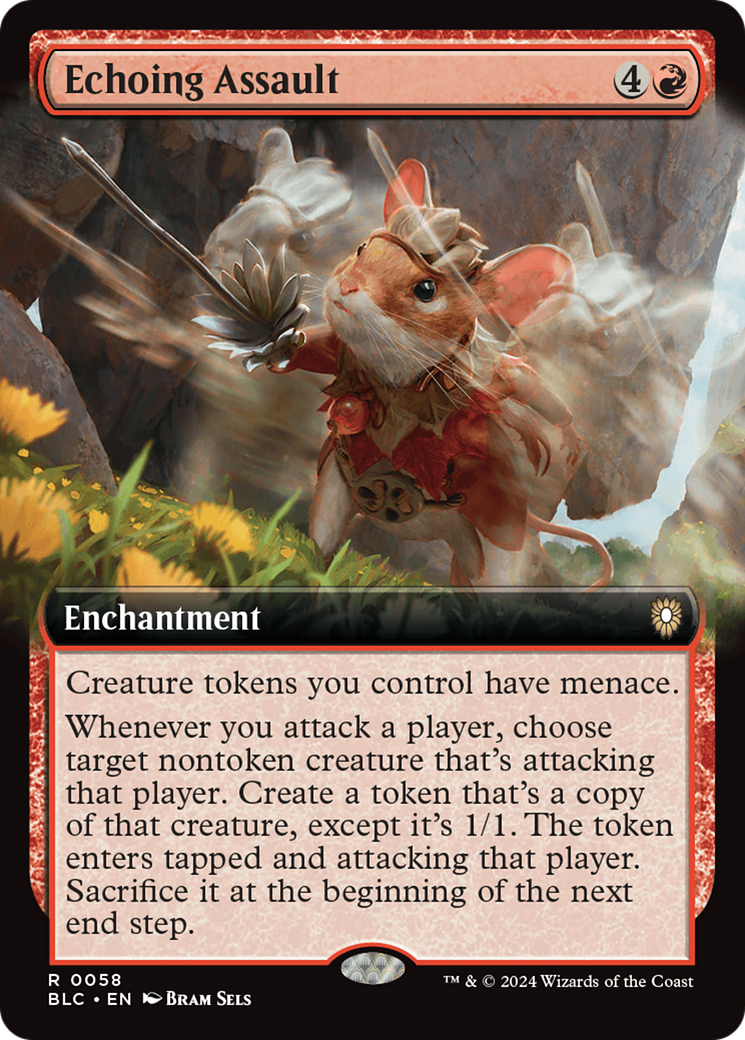 Echoing Assault (Extended Art) [Bloomburrow Commander] - The Mythic Store | 24h Order Processing