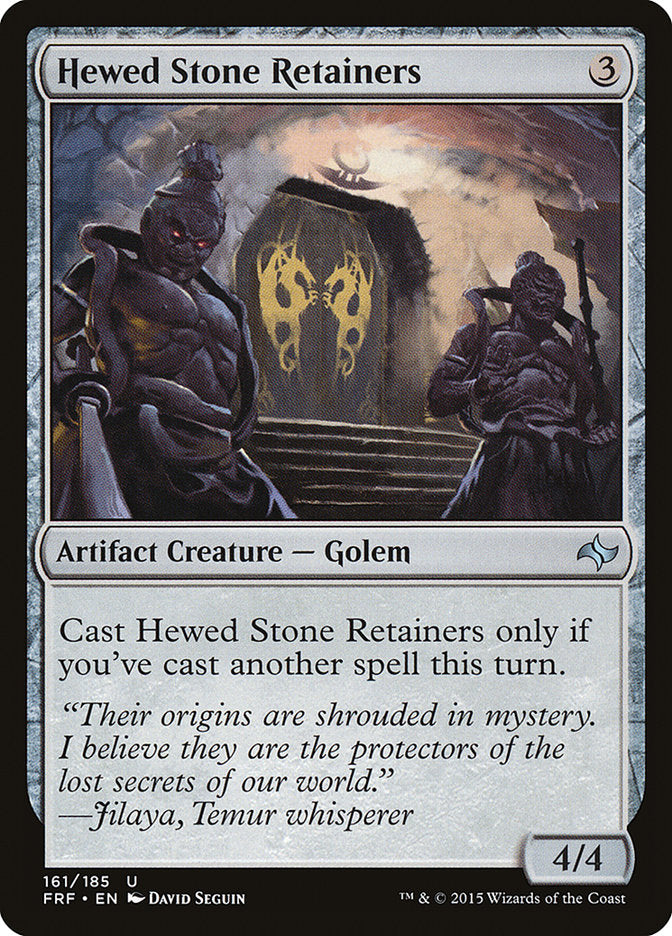 Hewed Stone Retainers [Fate Reforged] - The Mythic Store | 24h Order Processing