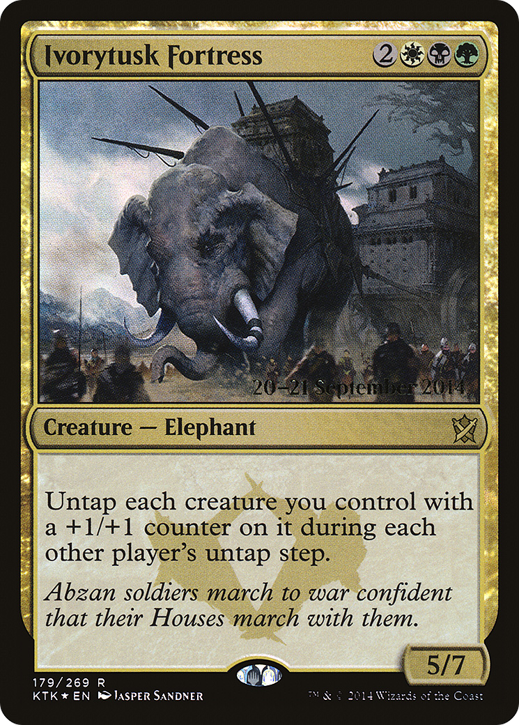 Ivorytusk Fortress [Khans of Tarkir Prerelease Promos] - The Mythic Store | 24h Order Processing