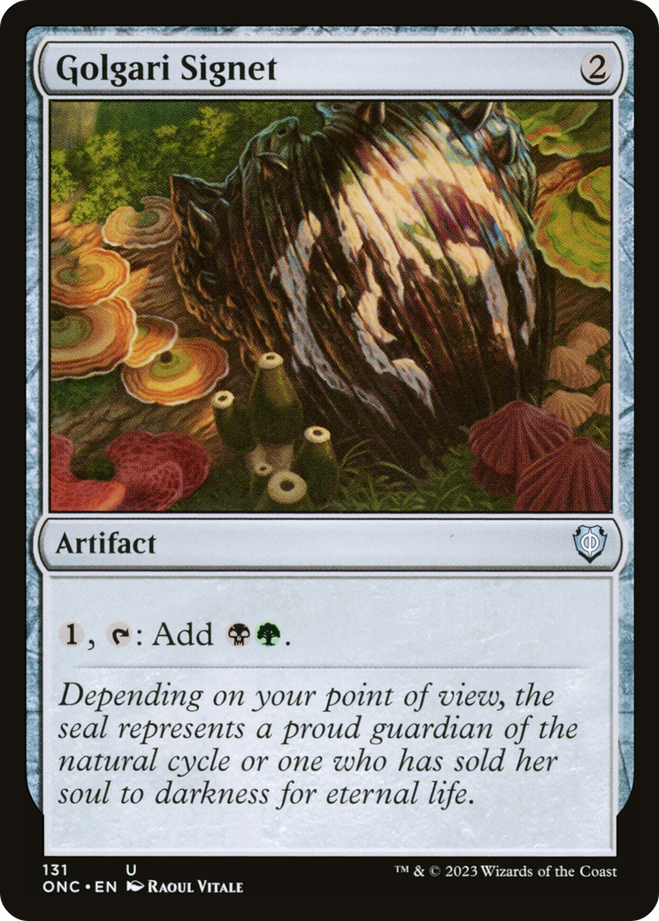 Golgari Signet [Phyrexia: All Will Be One Commander] - The Mythic Store | 24h Order Processing