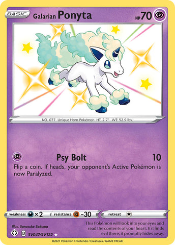 Galarian Ponyta (SV047/SV122) [Sword & Shield: Shining Fates] - The Mythic Store | 24h Order Processing