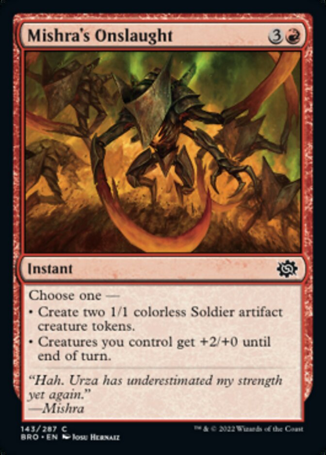Mishra's Onslaught [The Brothers' War] - The Mythic Store | 24h Order Processing