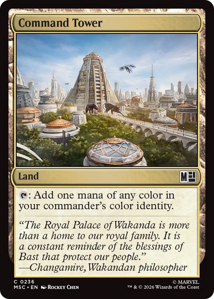 Command Tower (0236) (Surge Foil) [Marvel Super Heroes Commander] - The Mythic Store | 24h Order Processing