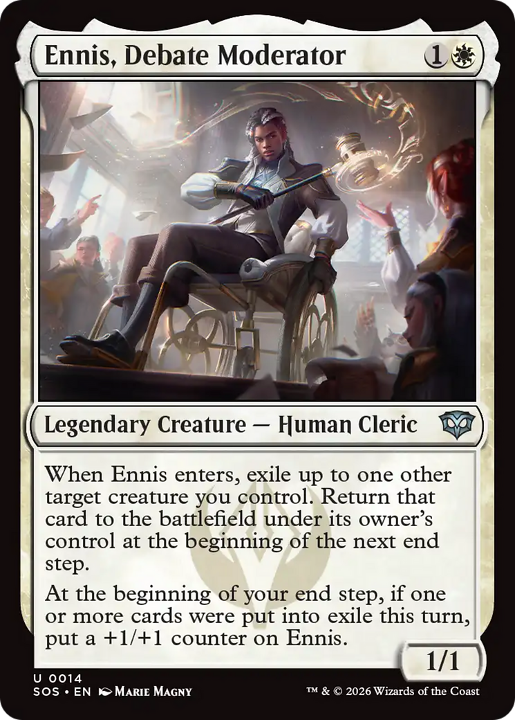 Ennis, Debate Moderator [Secrets of Strixhaven] - The Mythic Store | 24h Order Processing