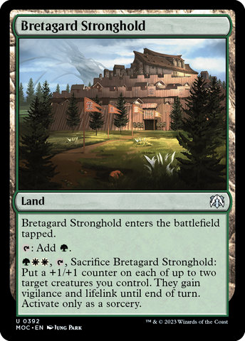 Bretagard Stronghold [March of the Machine Commander] - The Mythic Store | 24h Order Processing
