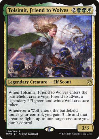 Tolsimir, Friend to Wolves (Promo Pack) [War of the Spark Promos] - The Mythic Store | 24h Order Processing