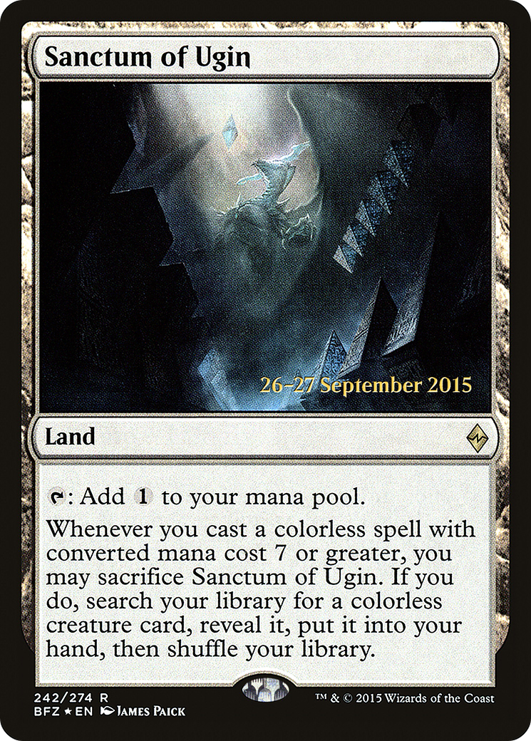 Sanctum of Ugin [Battle for Zendikar Prerelease Promos] - The Mythic Store | 24h Order Processing