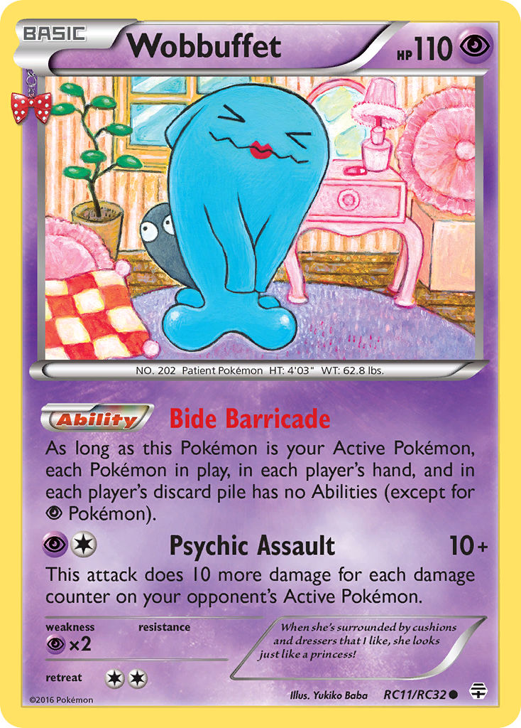 Wobbuffet (RC11/RC32) [XY: Generations] - The Mythic Store | 24h Order Processing