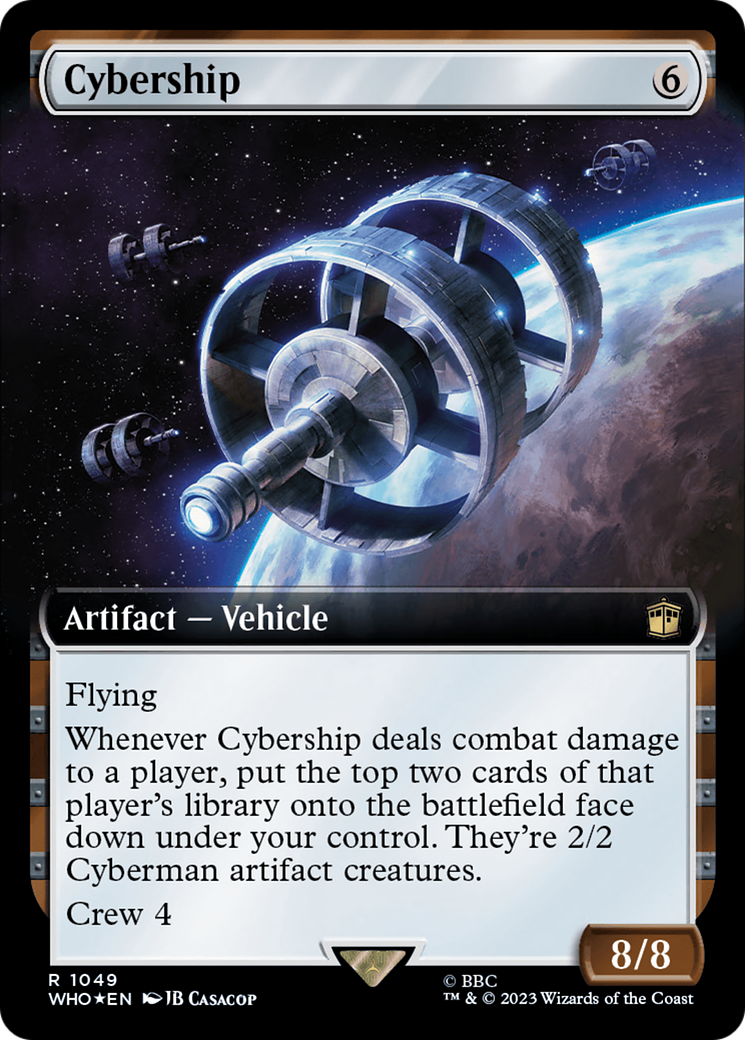 Cybership (Extended Art) (Surge Foil) [Doctor Who] - The Mythic Store | 24h Order Processing