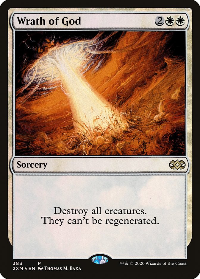 Wrath of God (383) [Double Masters Promos] - The Mythic Store | 24h Order Processing