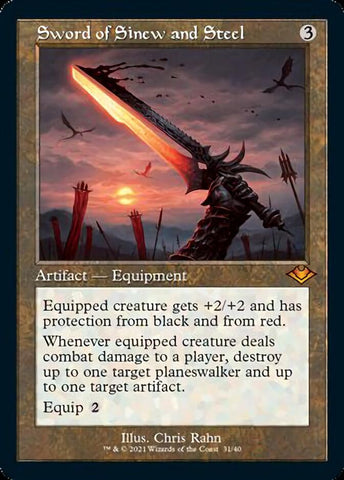 Sword of Sinew and Steel (Retro) [Modern Horizons] - The Mythic Store | 24h Order Processing