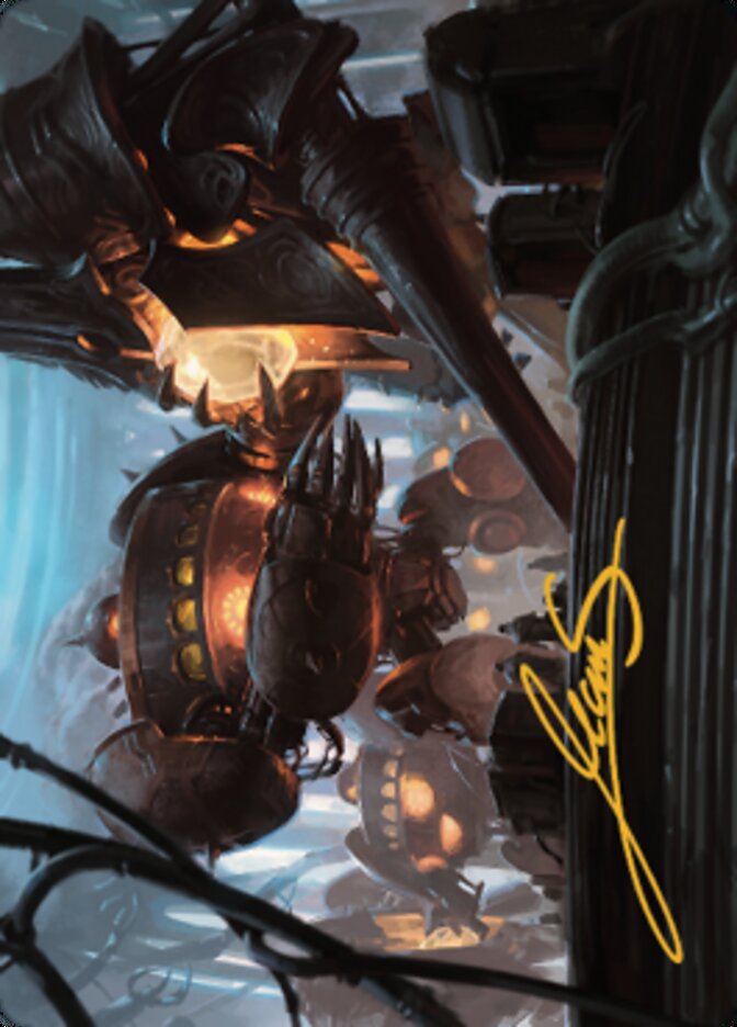 Autonomous Assembler Art Card (Gold-Stamped Signature) [The Brothers' War Art Series] - The Mythic Store | 24h Order Processing