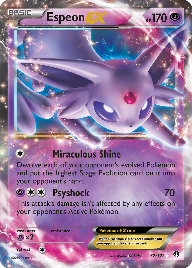 Espeon EX (52/122) [XY: BREAKpoint] - The Mythic Store | 24h Order Processing