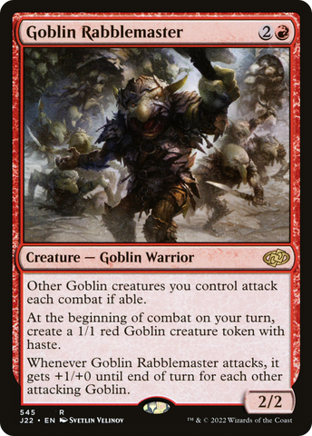 Goblin Rabblemaster [Jumpstart 2022] - The Mythic Store | 24h Order Processing
