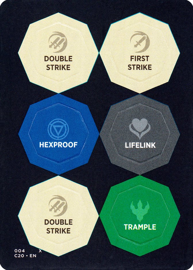 Punch Card Token (003 // 004) - Thick Stock [Commander 2020 Tokens] - The Mythic Store | 24h Order Processing