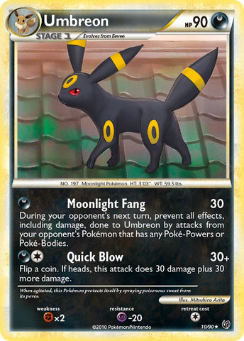 Umbreon (10/90) (Theme Deck Exclusive) [HeartGold & SoulSilver: Undaunted] - The Mythic Store | 24h Order Processing