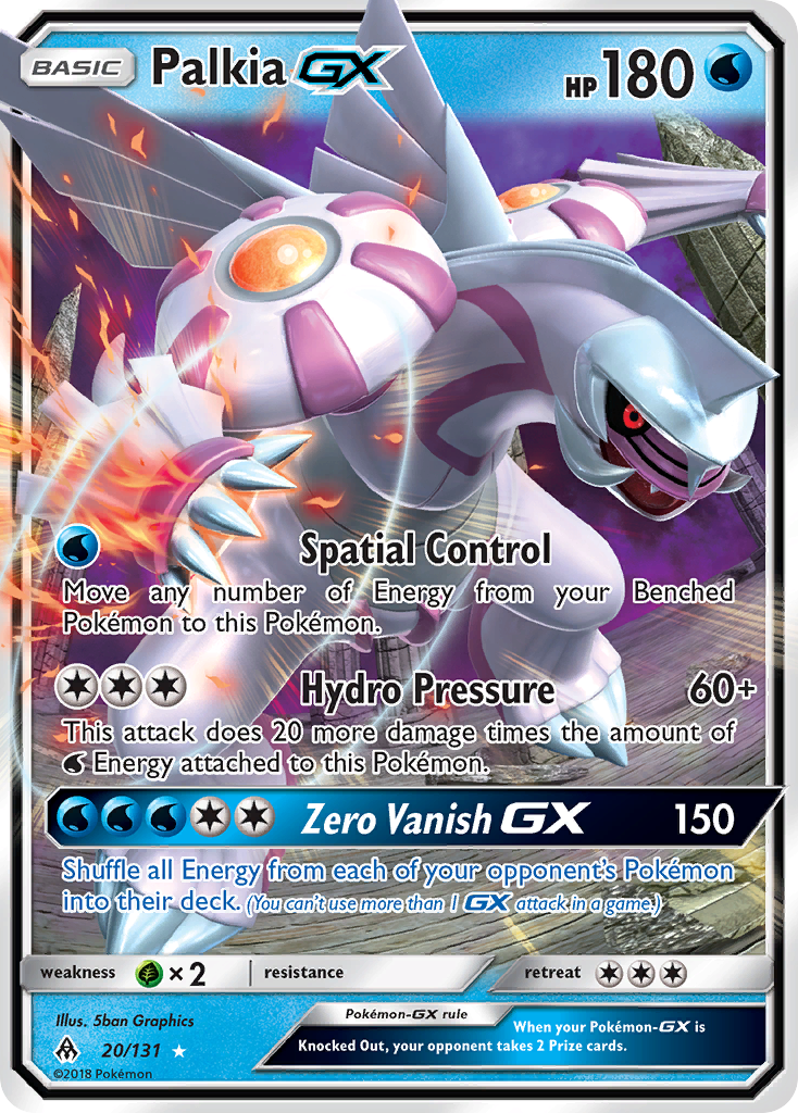 Palkia GX (20/131) [Sun & Moon: Forbidden Light] - The Mythic Store | 24h Order Processing