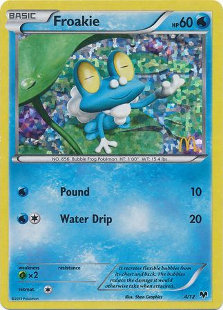 Froakie (4/12) [McDonald's Promos: 2014 Collection] - The Mythic Store | 24h Order Processing
