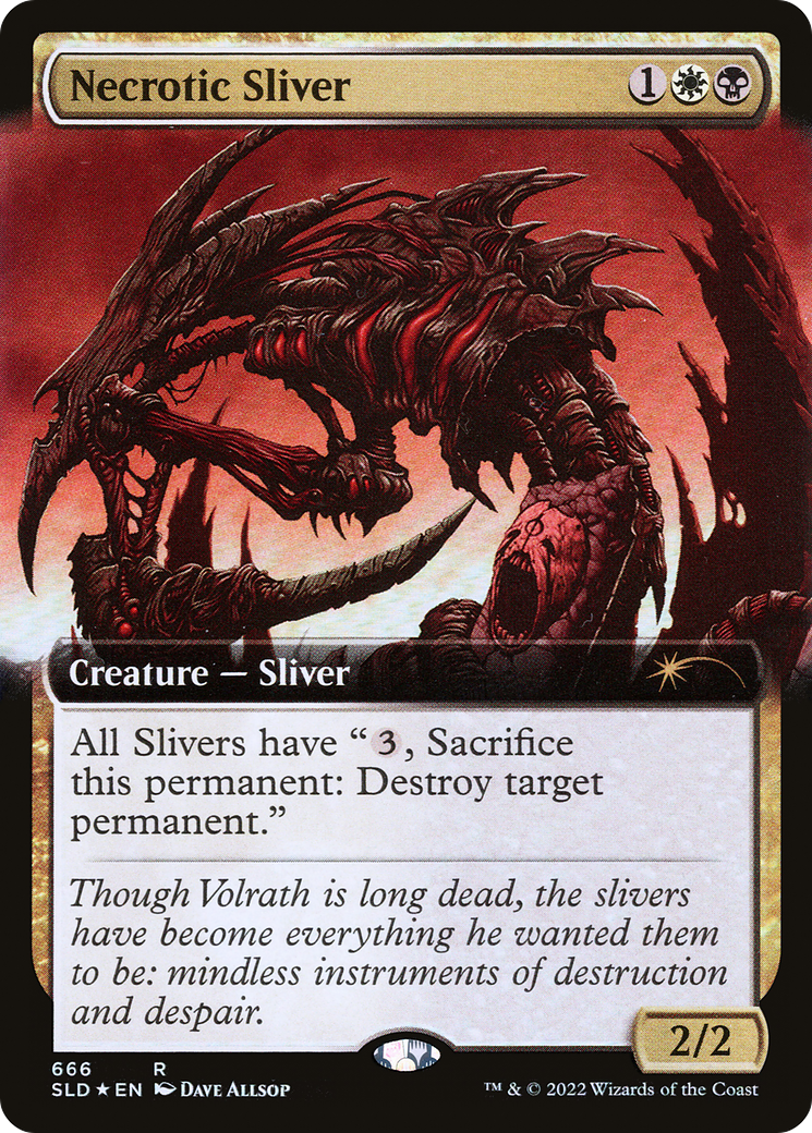 Necrotic Sliver (Extended Art) [Secret Lair Drop Promos] - The Mythic Store | 24h Order Processing