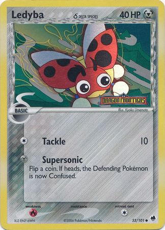 Ledyba (53/101) (Delta Species) (Stamped) [EX: Dragon Frontiers] - The Mythic Store | 24h Order Processing