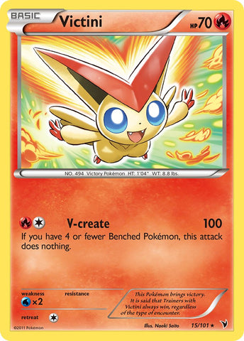 Victini (15/101) (Theme Deck Exclusive) [Black & White: Noble Victories] - The Mythic Store | 24h Order Processing