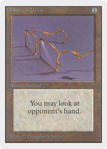 Glasses of Urza [Unlimited Edition] - The Mythic Store | 24h Order Processing