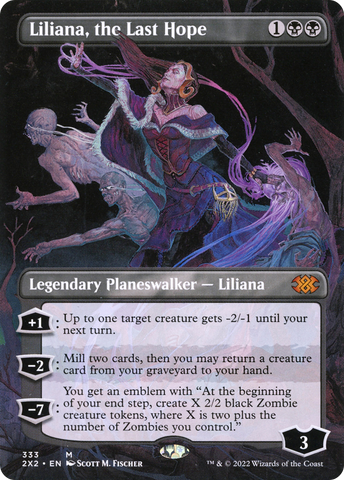 Liliana, the Last Hope (Borderless) [Double Masters 2022] - The Mythic Store | 24h Order Processing