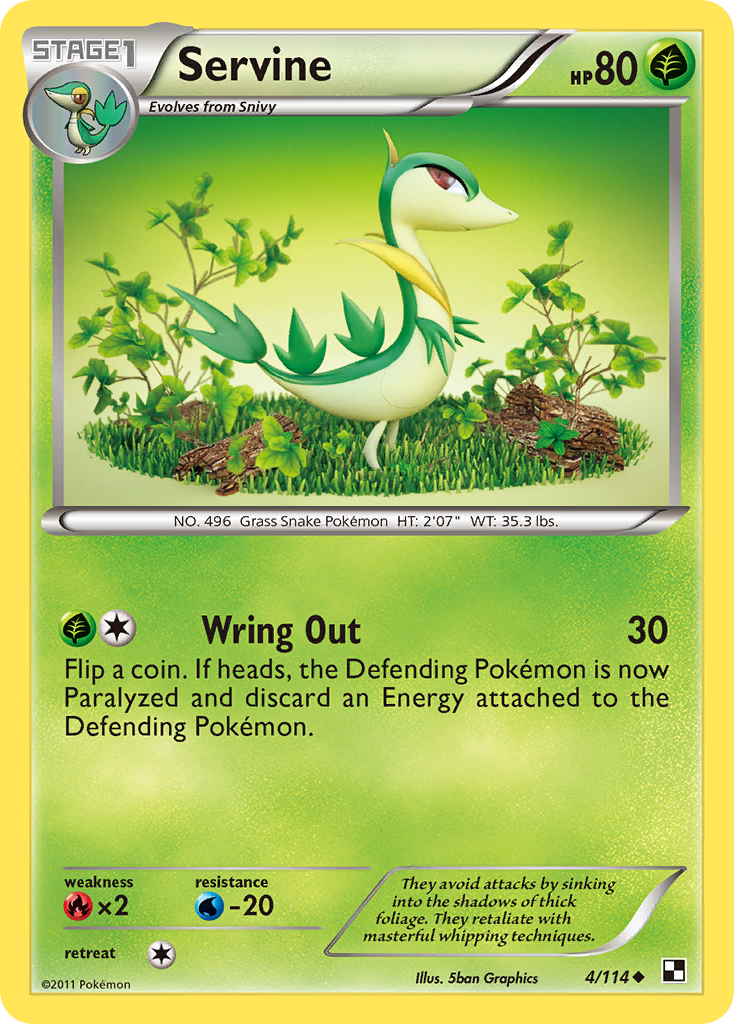 Servine (4/114) [Black & White: Base Set] - The Mythic Store | 24h Order Processing