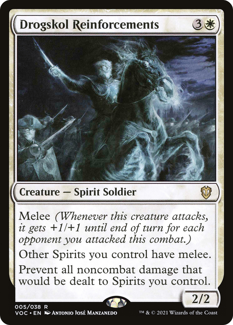 Drogskol Reinforcements [Innistrad: Crimson Vow Commander] - The Mythic Store | 24h Order Processing